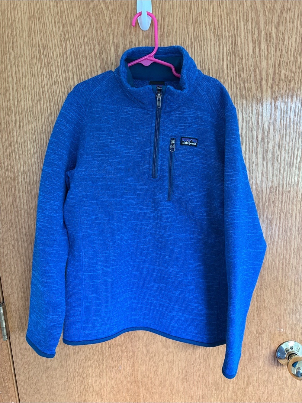 Patagonia Blue Sweater 1/4-Zip Size L (12)